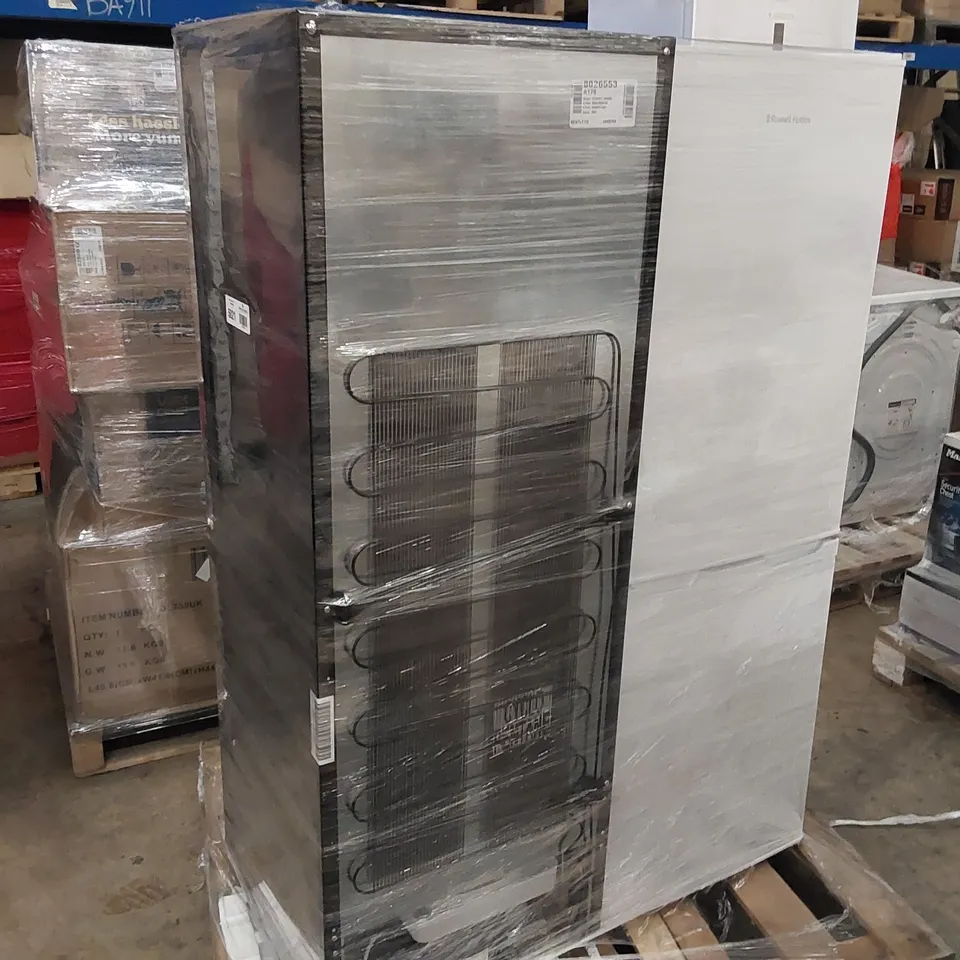 RUSSELL HOBBS LOW FROST FRIDGE FREEZER 50CM BLACK AND RUSSELL HOBBS RH50FF145 LOW FROST FRIDGE WHITE - UNPROCESSED RAW RETURNS