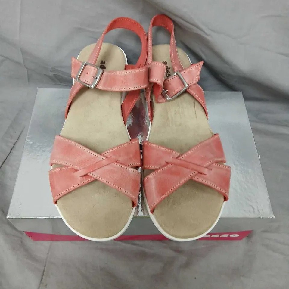 ADESSO AMELIE TANGERINE SANDALS - WOMEN'S UK 7 (EU 40)