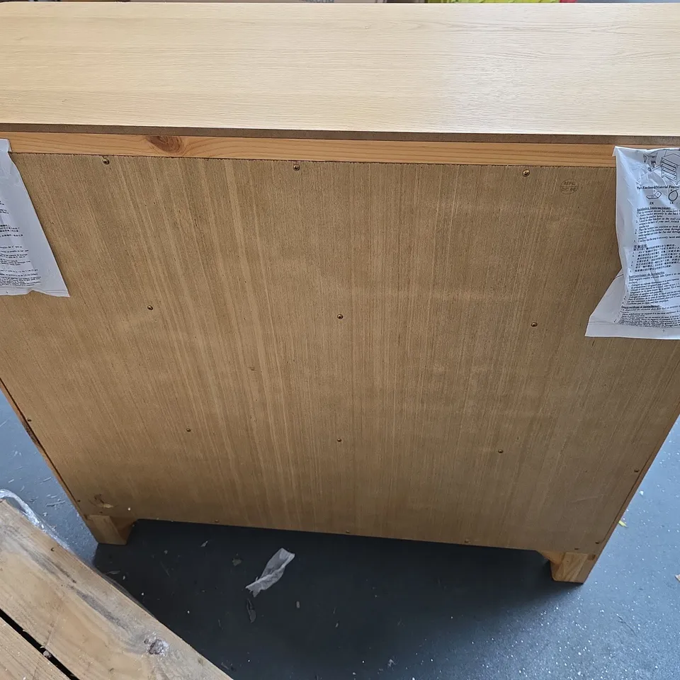 ASHWIN READY ASSEMBLED 2 DOOR, 2 DRAWER MEDIUM SIDEBOARD - CONTAINS SOLID WOOD