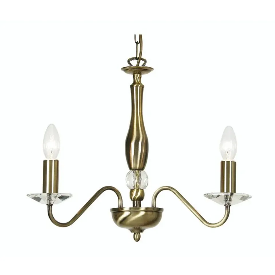 BOXED FRANCINE 3-LIGHT CANDLE-STYLE CHANDELIER (1 BOX)