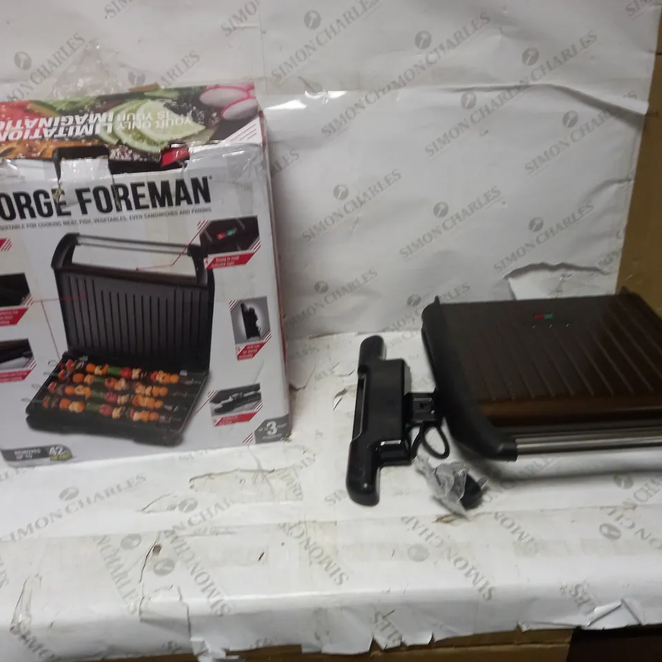 GEORGE FOREMAN 25053 ELECTRIC GRILL