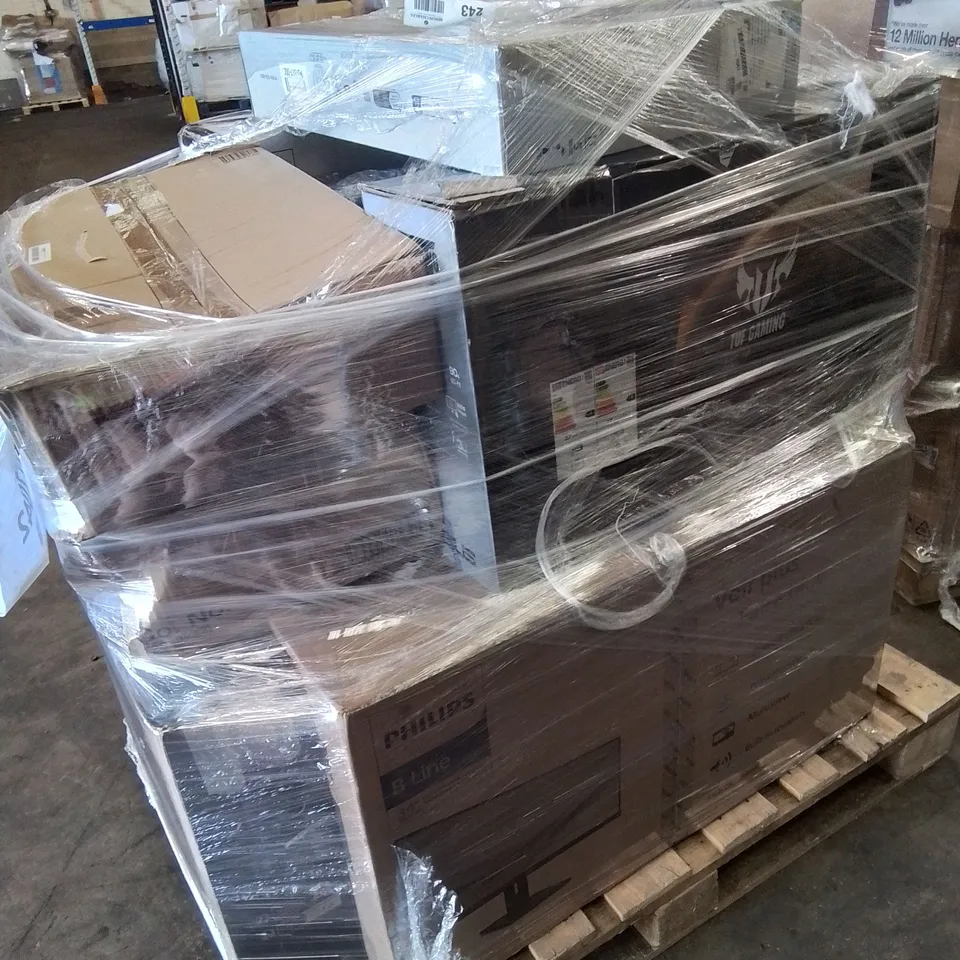 PALLET OF APPROXIMATELY 16 UNPROCESSED RAW RETURN MONITORS TO INCLUDE;