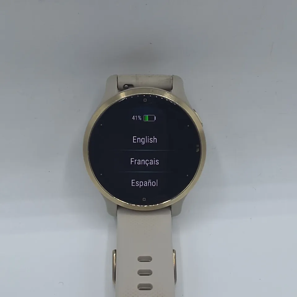 UNBOXED GARMIN VENU 2S 40MM ACTIVITY WATCH IN BEIGE 