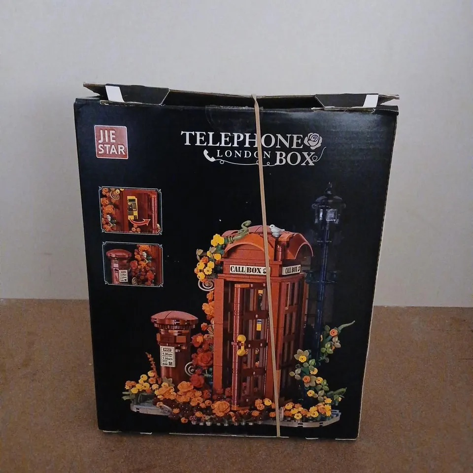 JIE STAR TELEPHONE BOX LONDON BOX – DECORATIVE GARDEN ORNAMENT