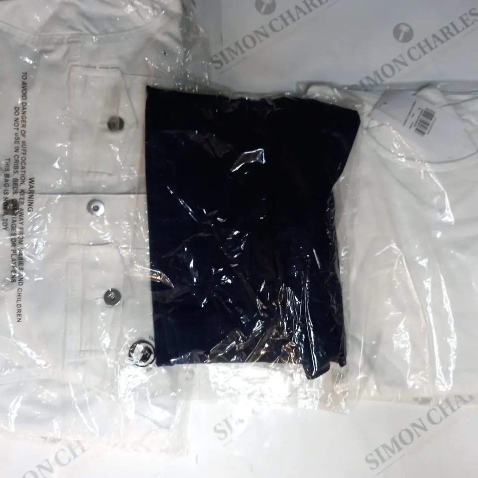 APPROXIMATELY 5 ASSORTED CLOTHING ITEMS IN VARIOUS STYLES AND SIZES