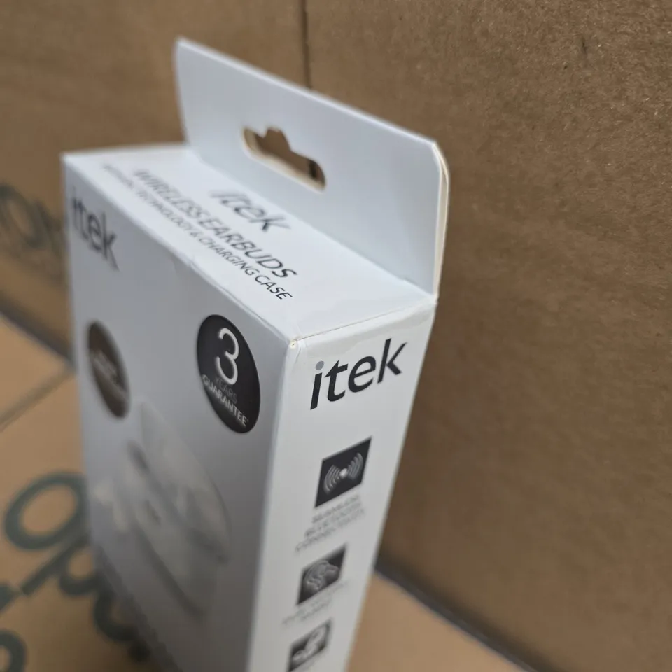 SEALED ITEK WIRELESS EARBUDS WITH CHARGING CASE