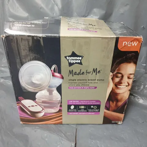 BOXED TOMMEE TIPPEE MADE FOR ME SINGLE ELECTRIC BREAST PUMP