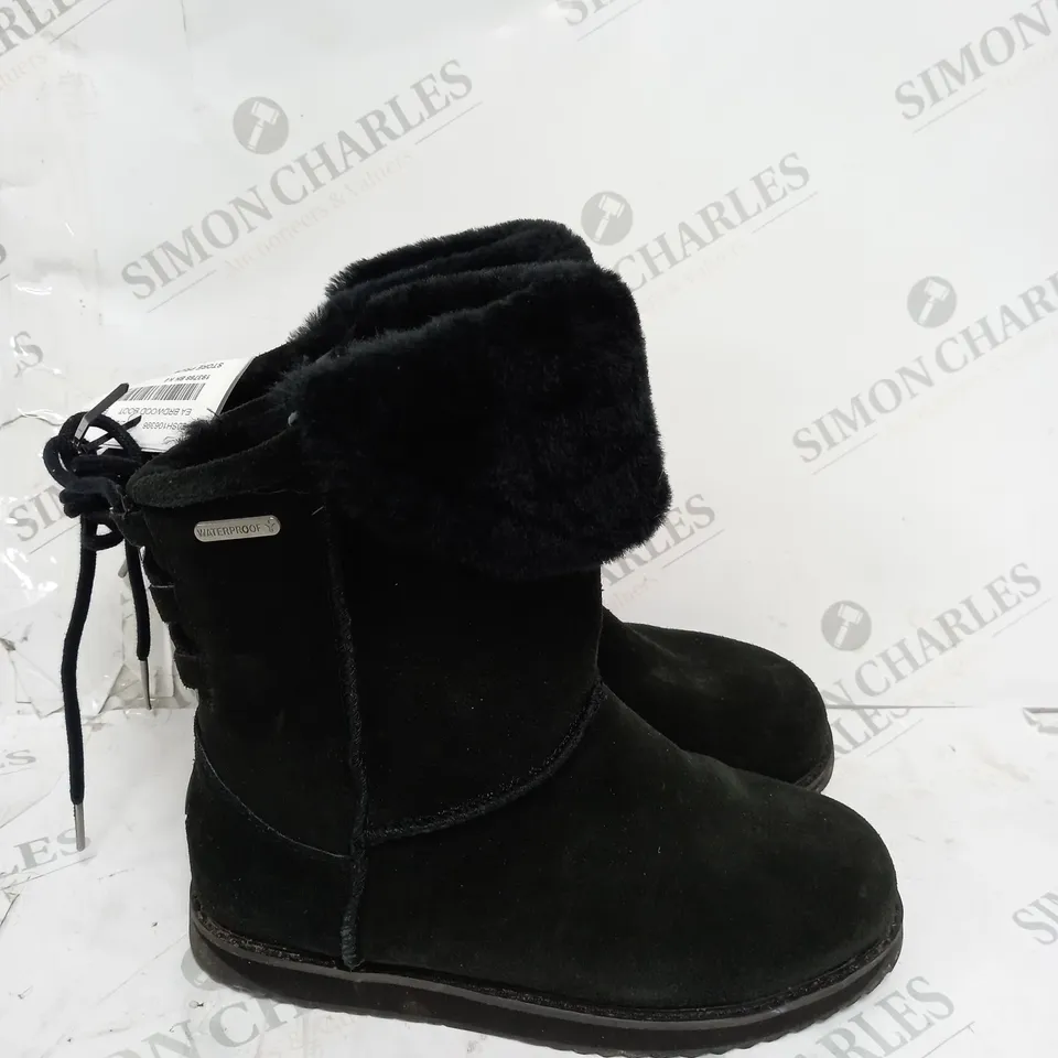 EMU BIRDWOOD BOOTS SIZE 4 BLACK 
