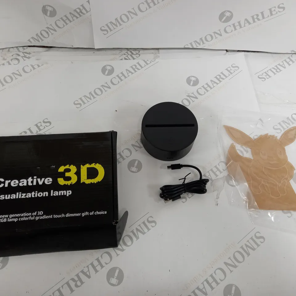 CREATIVE 3D VISUALISATION LAMP - POKEMON 