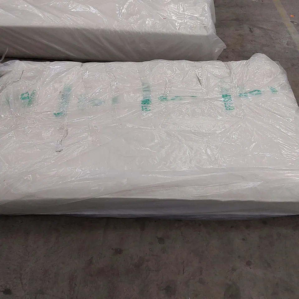 QUALITY BAGGED OPEN COIL SPRING MEMORY 4' MATTRESS 