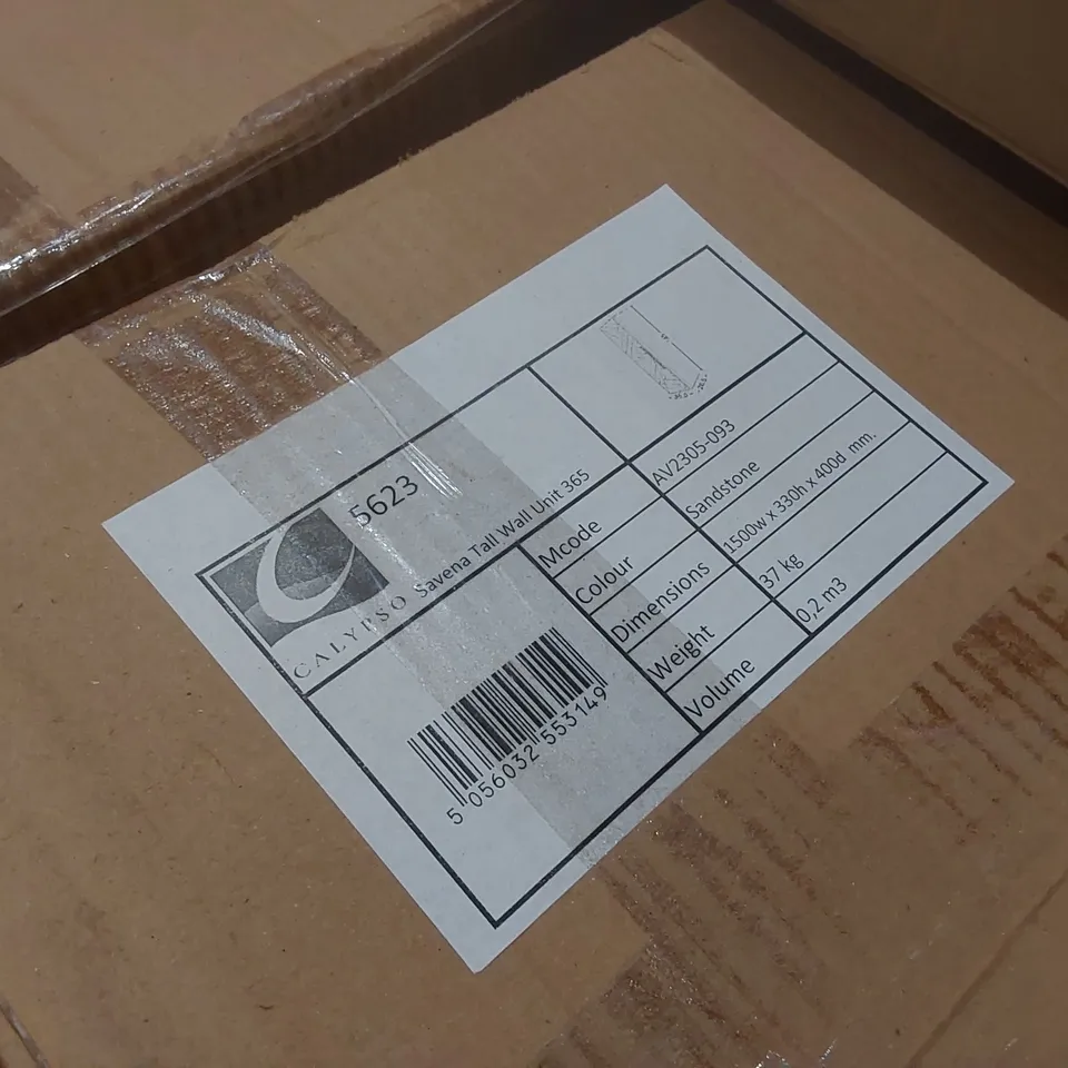 PALLET CONTAINING A LARGE QUANTITY OF ASSORTED BRAND NEW BATHROOM FURNITURE ITEMS INCLUDING: CALYPSO SAVENA TALL WALL UNITS, CALYPSO LED MIRROR
