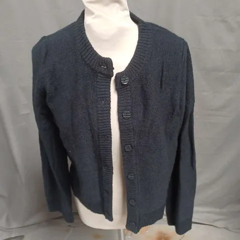 ABERCROMBIE & FITCH CARDIGAN IN BLACK SIZE XS