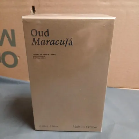 BOXED AND SEALED OUD MARACUJA MAISON CRIVELLI EXTRAIT DE PARFUM 50ML