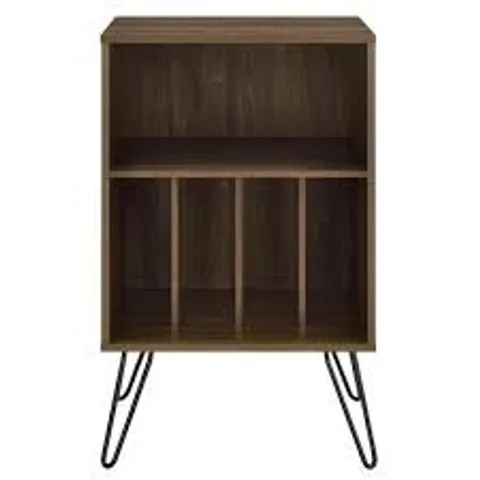 BOXED NOVOGRATZ CONCORD TURNTABLE STAND, SINGLE, WALNUT