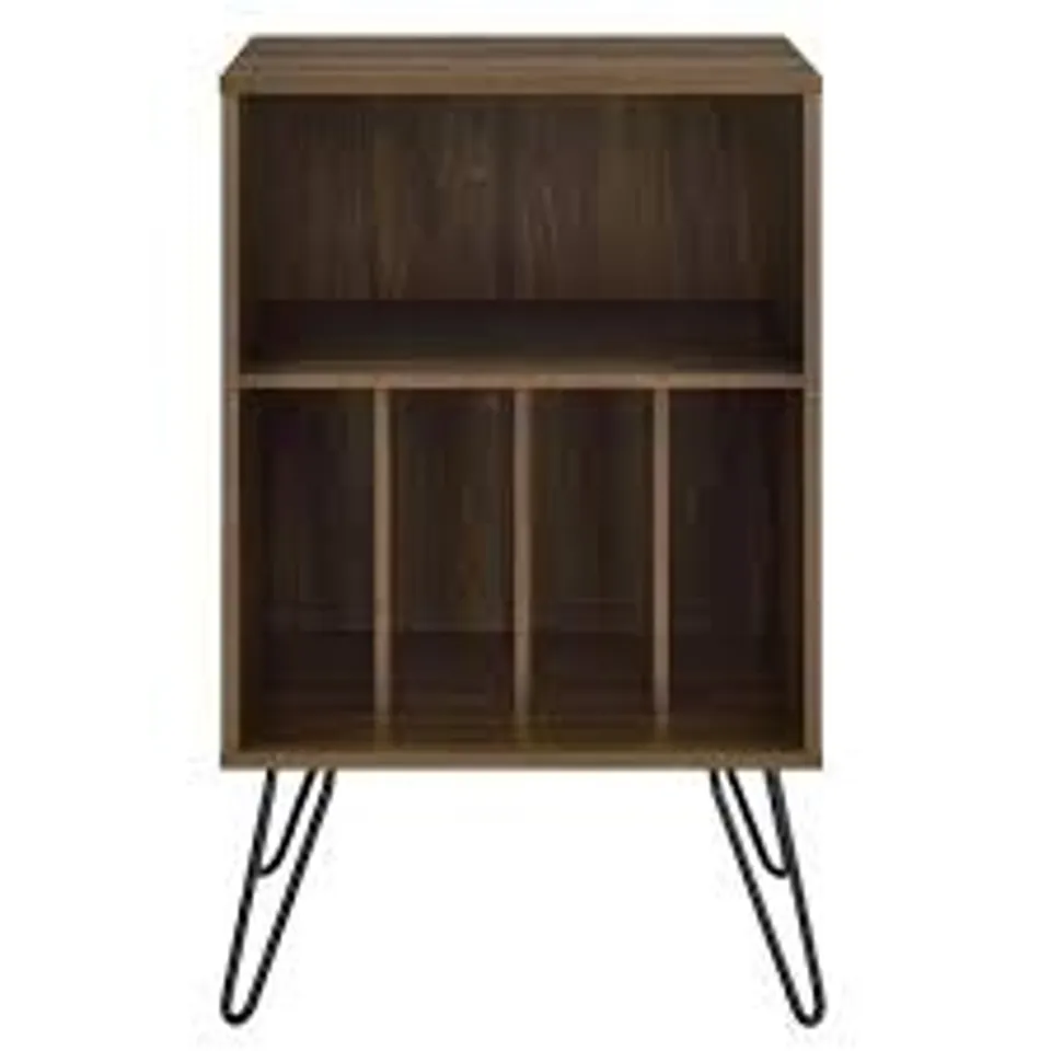 BOXED NOVOGRATZ CONCORD TURNTABLE STAND, SINGLE, WALNUT