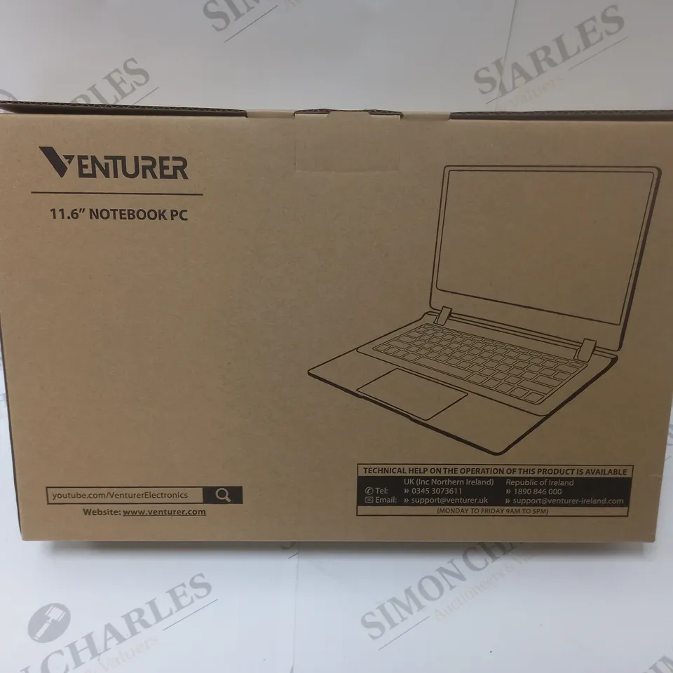 BRAND NEW BOXED VENTURER EUROPA 11 PLUS 11.6" NOTEBOOK PC - MATT BLACK 