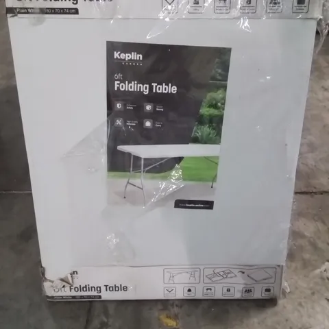 KEPLIN GARDEN 6FT FOLDING TABLE