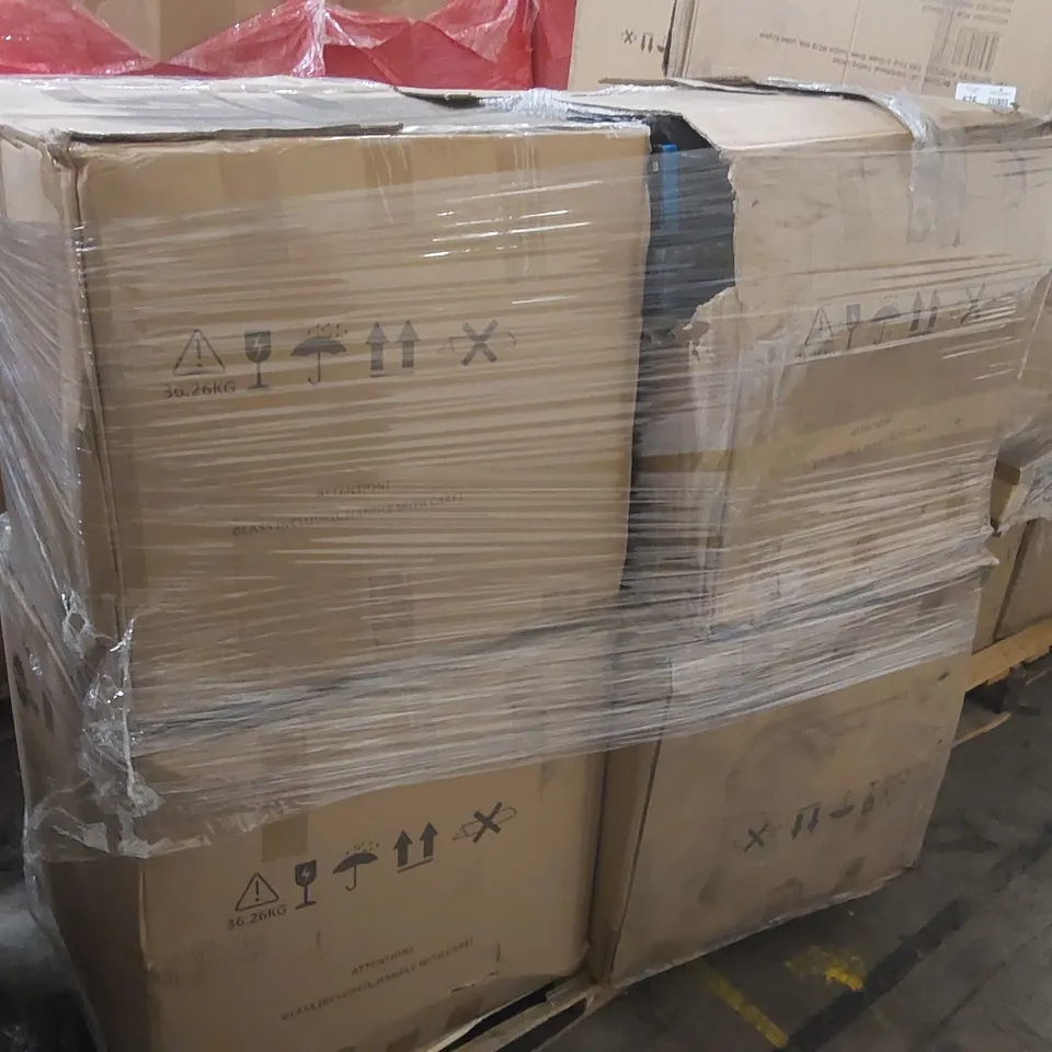 PALLET CONTAINING A LARGE QUANTITY OF ASSORTED GARDEN FURNITURE PARTS