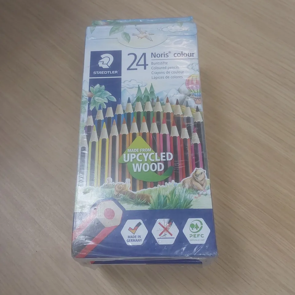 5 X PACKS OF STAEDTLER NORIS COLOURED PENCILS - 24 PER PACK