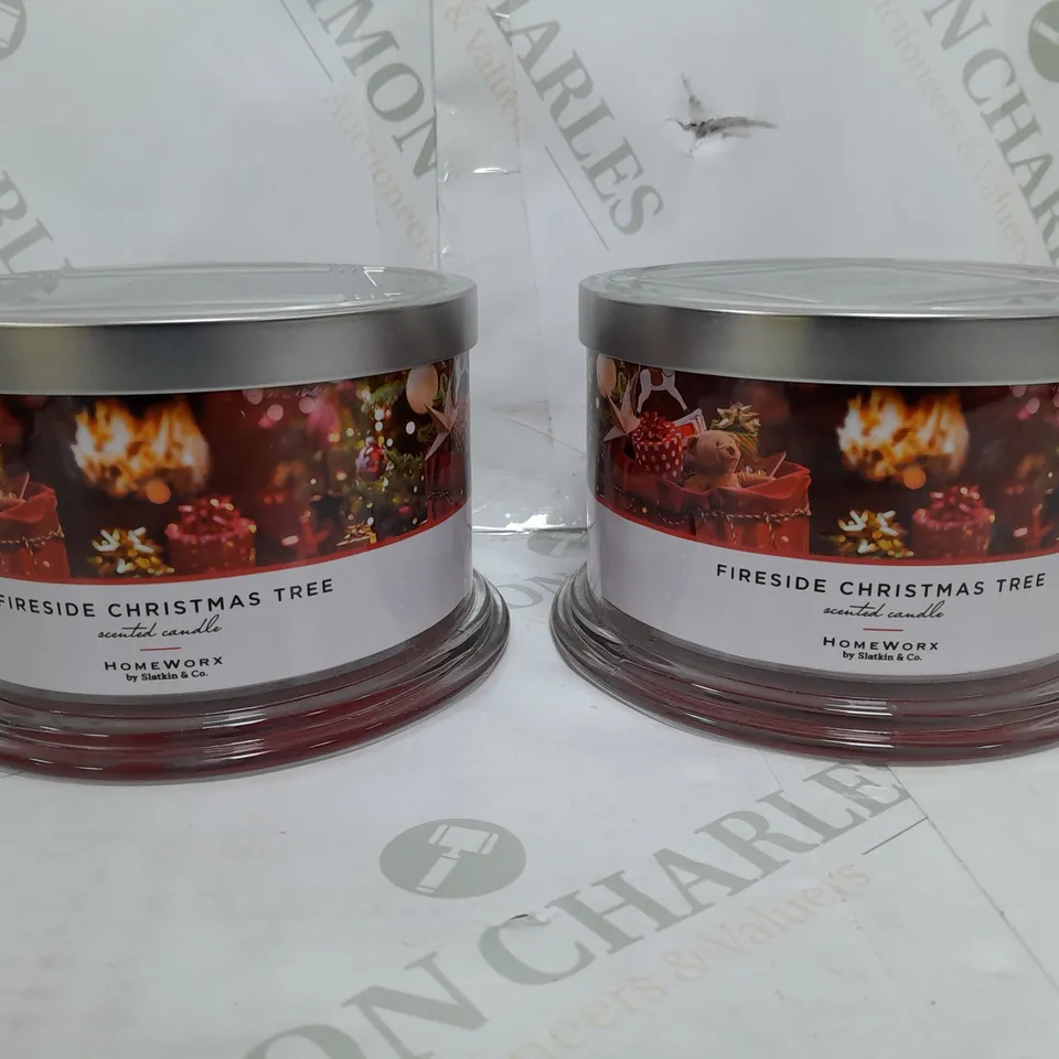 SLATKIN & CO FIRESIDE CHRISTMAS TREE CANDLE 