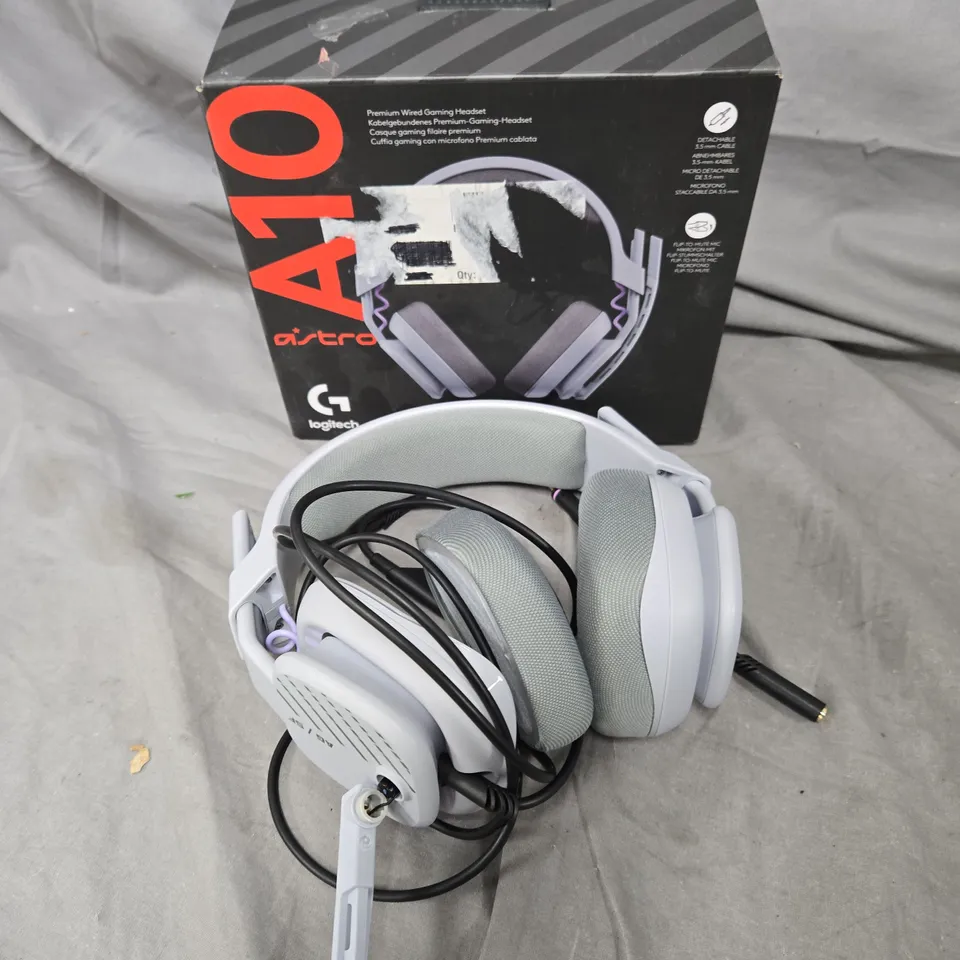 BOXED LOGITECH A10 ASTRO GAMING HEADSET