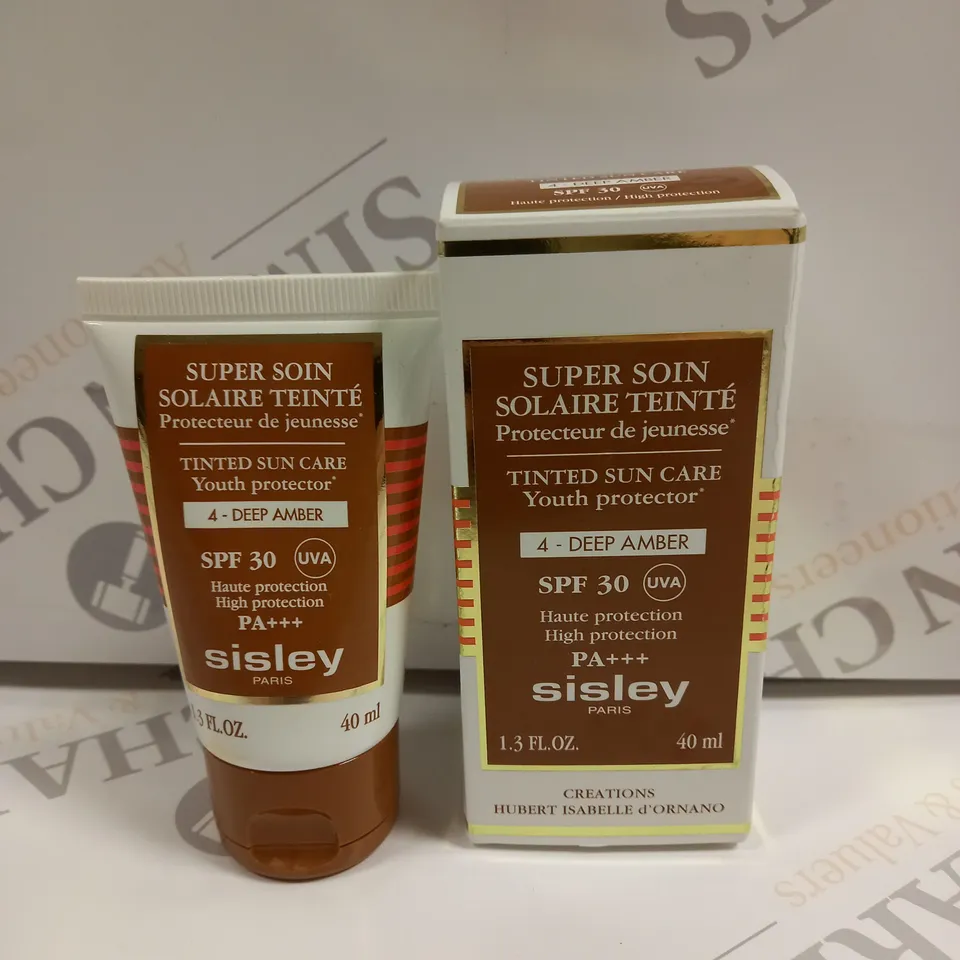 BOXED SISLEY SUPER SOIN SOLAIRE TEINTE SPF30 04 DEEP AMBER 40ML