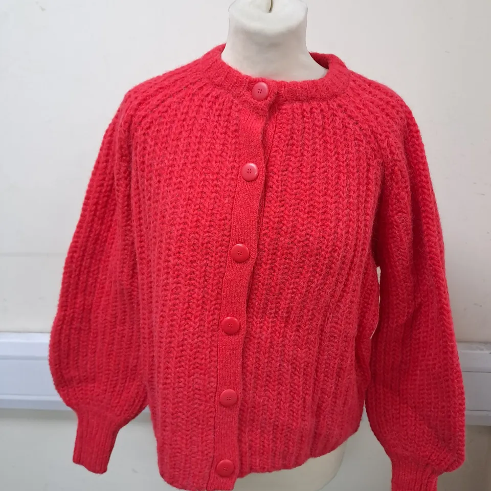 LA MAILLE SEZANE RED SWEATER SIZE XXS