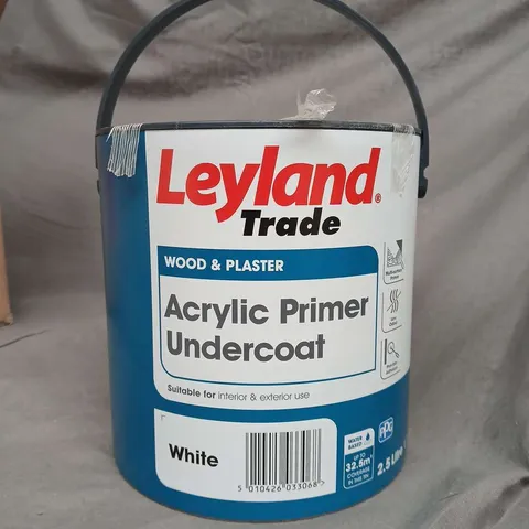 LEYLAND TRADE ACRYLIC PRIMER UNDERCOAT 2.5L / COLLECTION ONLY 