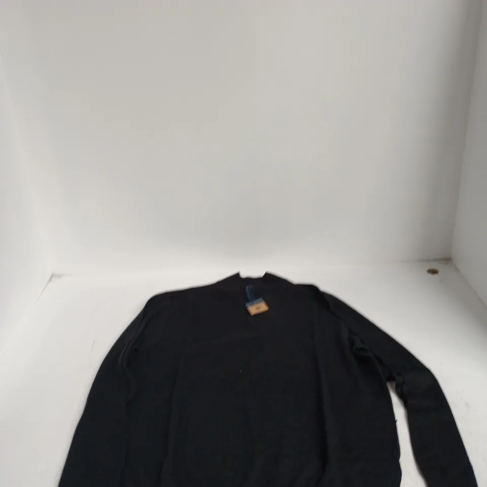 CHARLES TYRWHITT MEN’S KNIT ZIP CARDIGAN – UK XL, DARK NAVY