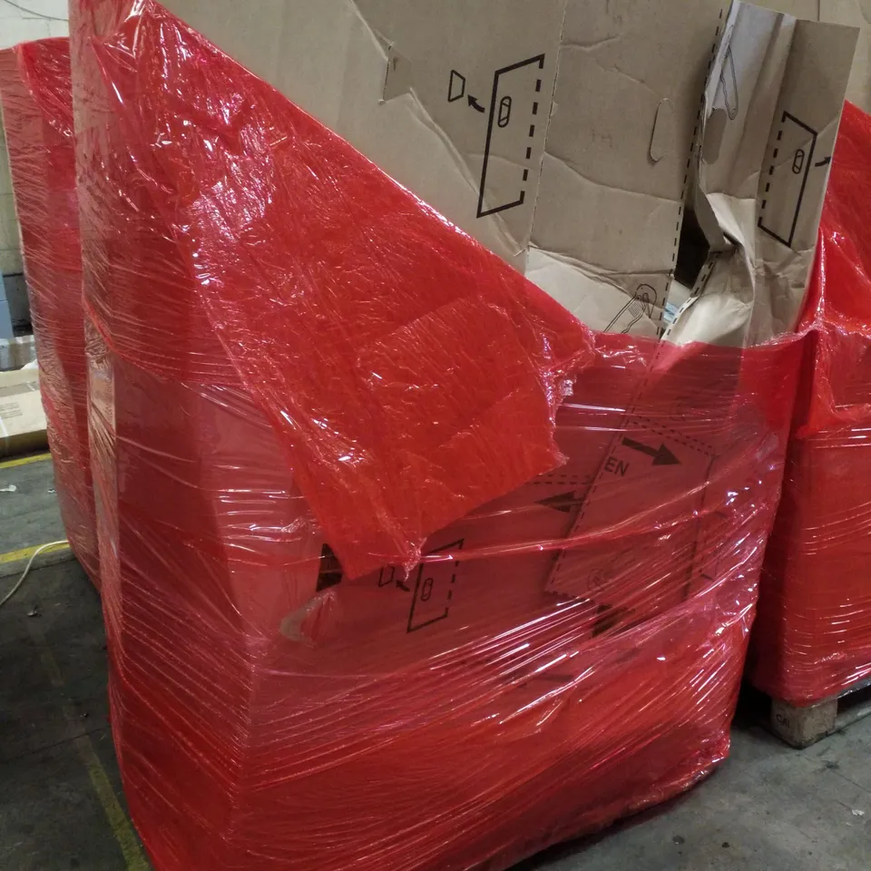 PALLET CONTAINING ASSORTED PRODUCTS INCLUDING VIBRATION PLATE, ROLLATOR, ELLIPTICAL PEDAL EXERCISER, RETRACTABLE SAFETY GATE, BEACH TENT & GOVEE CEILING LIGHT PRO