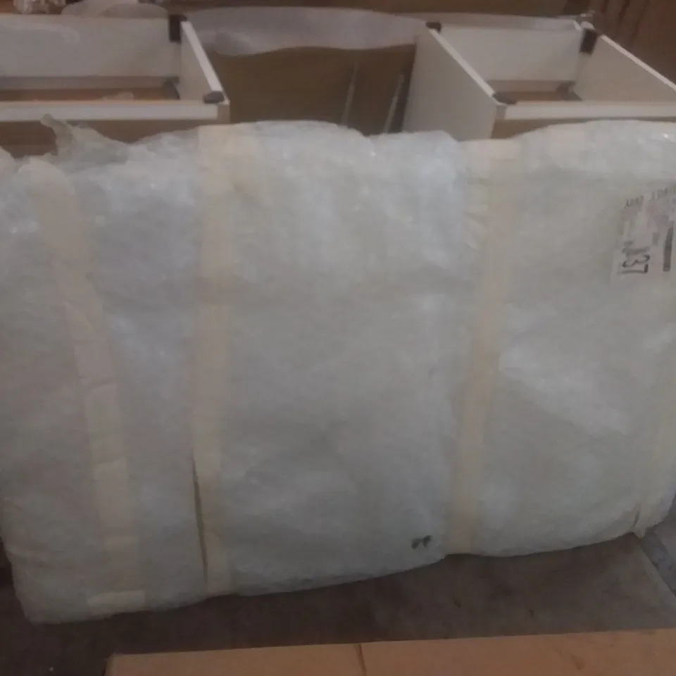 WRAPPED RECTANGULAR WOOD TABLE TOP - WHITE
