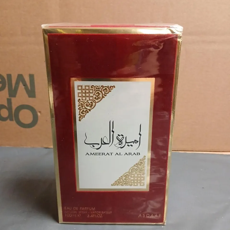BOXED AND SEALED AMEERAT AL ARAB EAU DE PARFUM 100ML