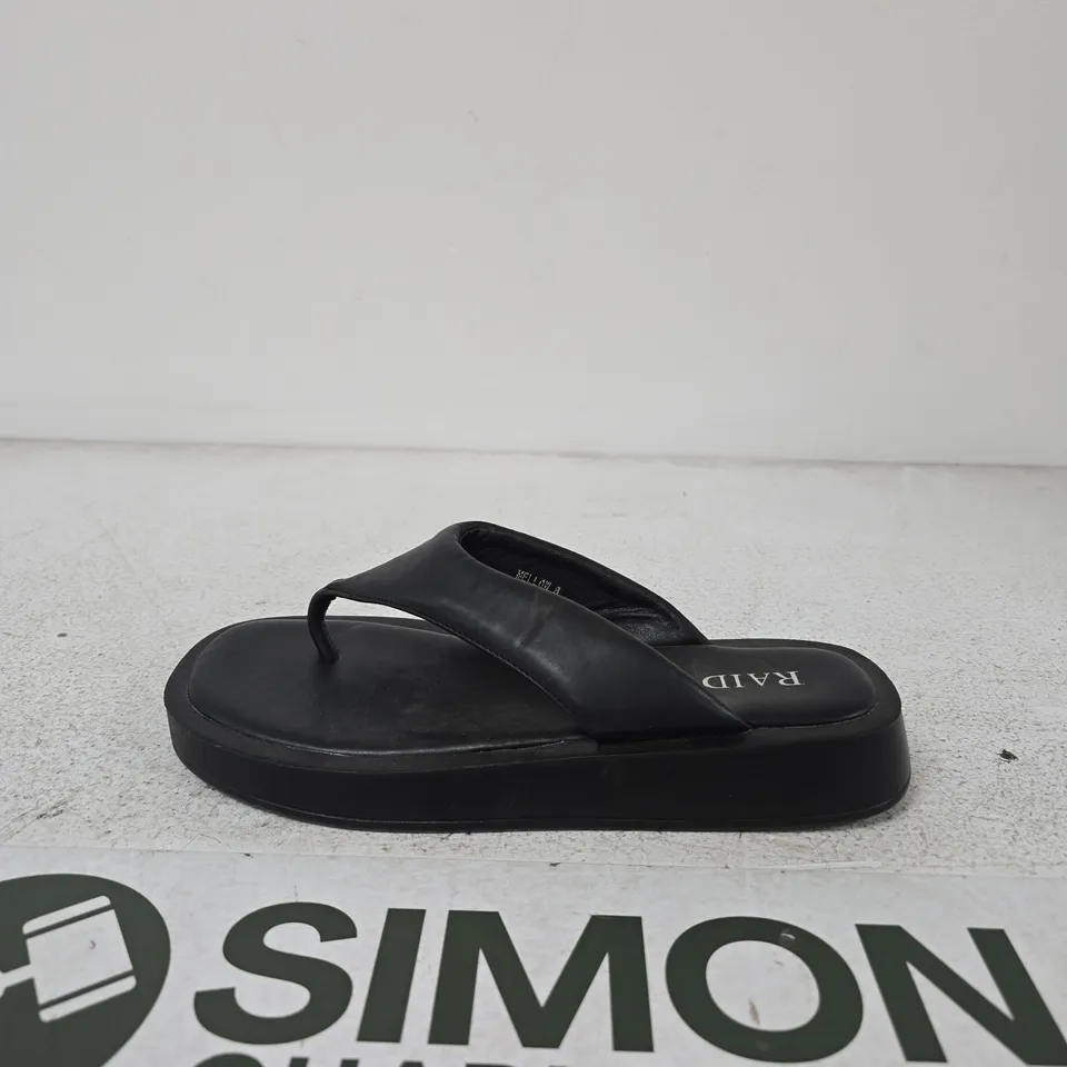 RAID FLIP FLOPS – BLACK, UK 8