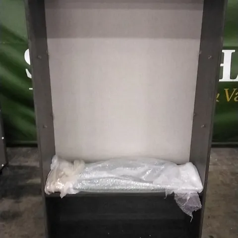 QUALITY DESIGNER BLACK FINISH WARDROBE WITH DRAWERS
