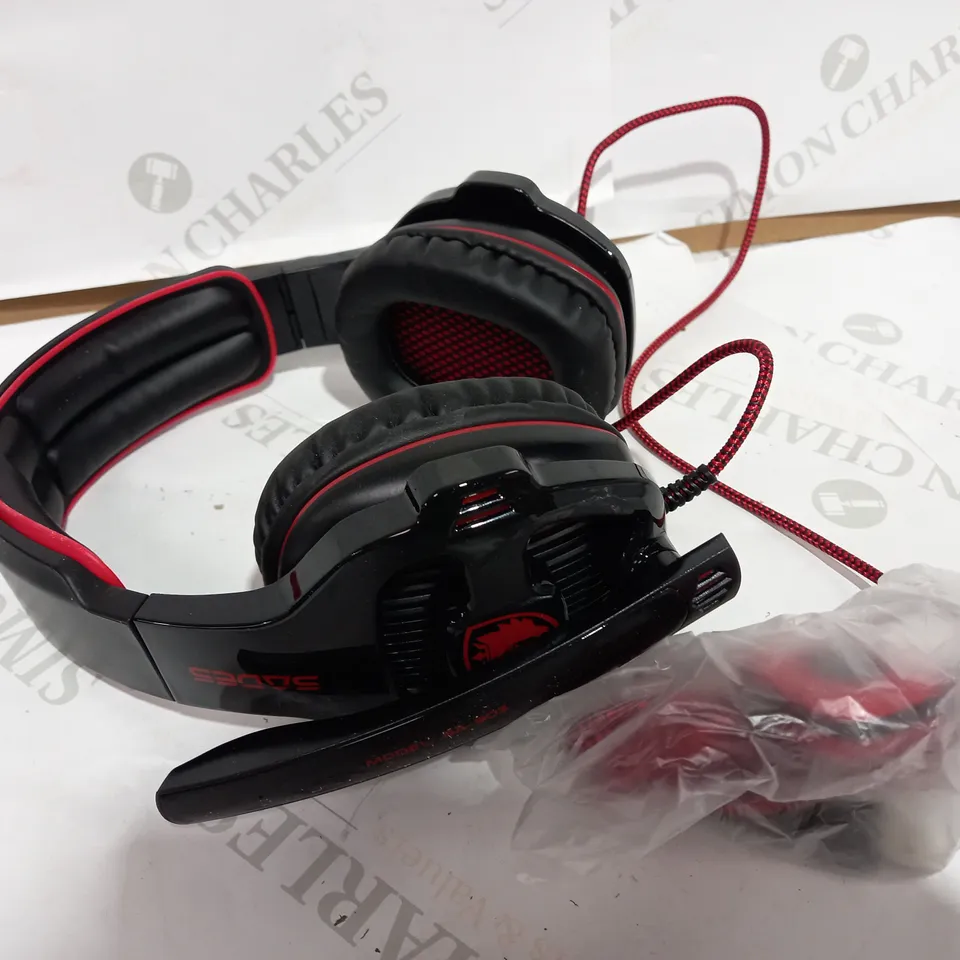 SADES SA903 GAMING HEADSET IN BLACK/RED