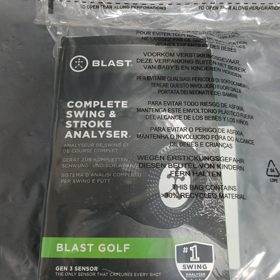 BLAST GOLF- COMPLETE SWING AND STROKE ANALYSER RRP £159.99