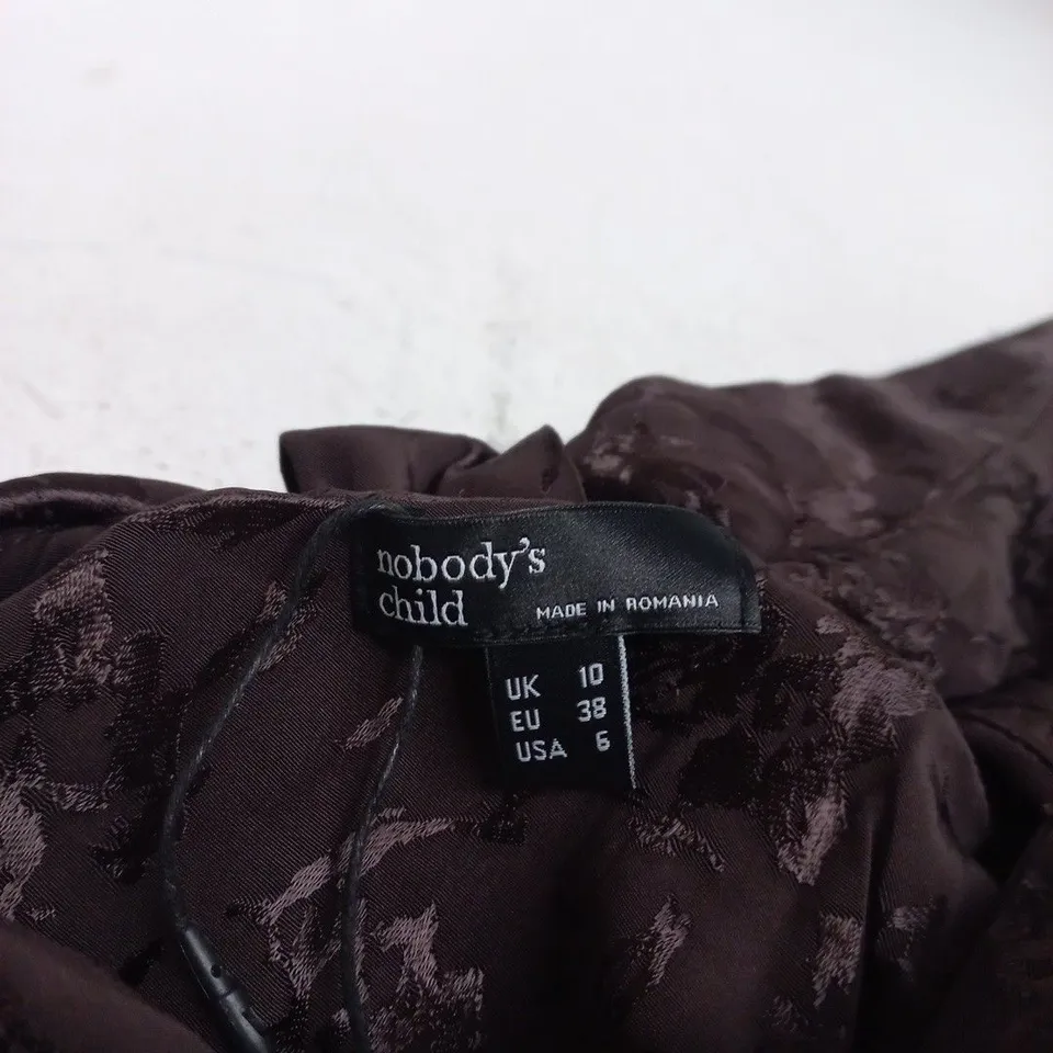 NOBODY'S CHILD LEILA TOP – CHOCOLATE, UK 10