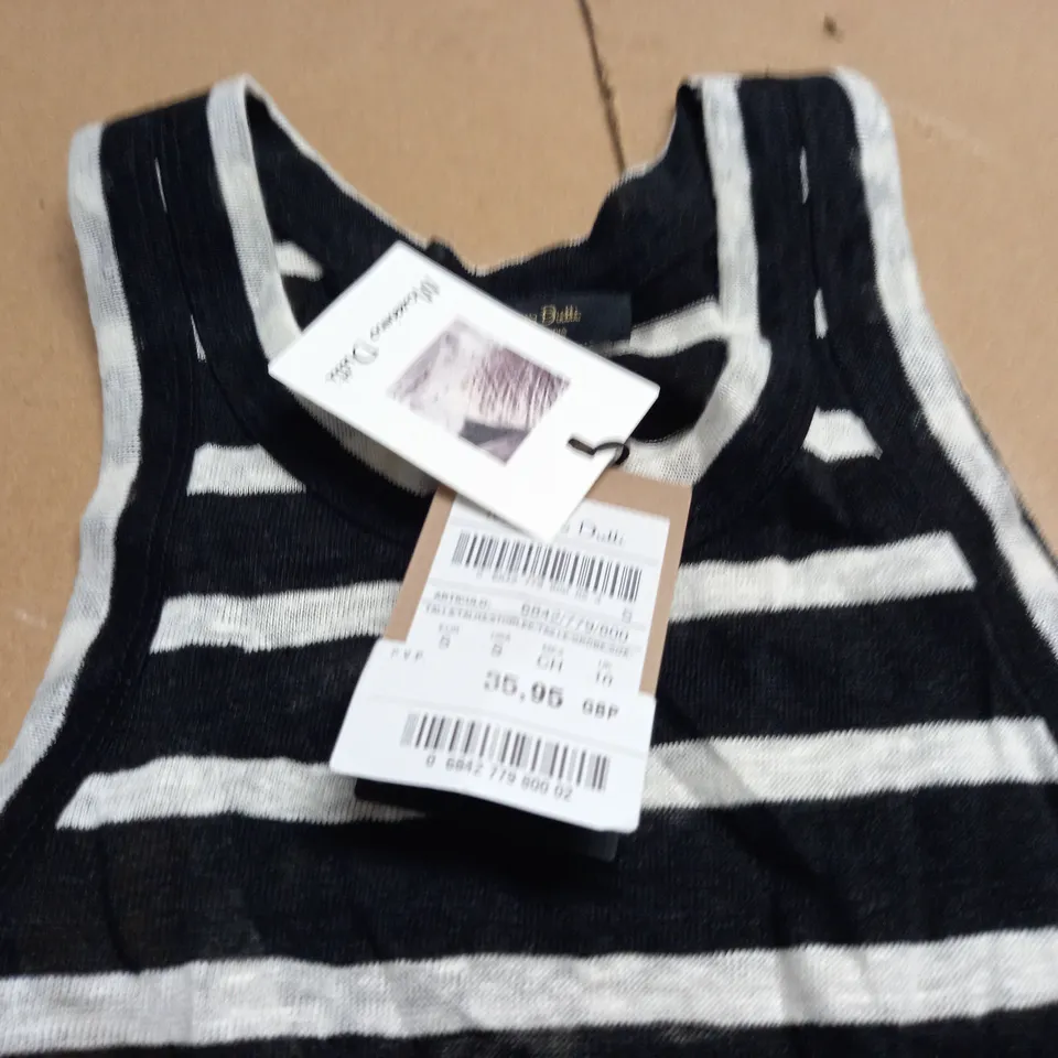 MASSIMO DUTTI STRIPED VEST - UK 10