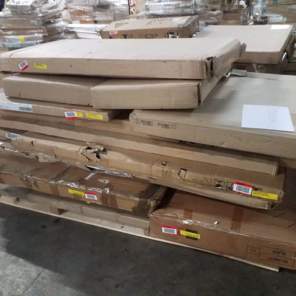 PALLET CONTAINING ASSORTED FLATPACK FURNITURE PARTS