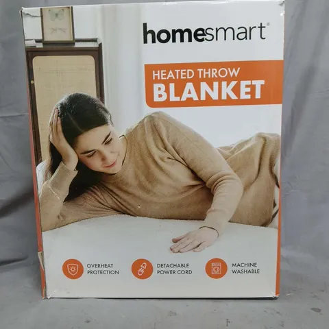 BOXED HOME SMART HEATED THROW BLANKET
