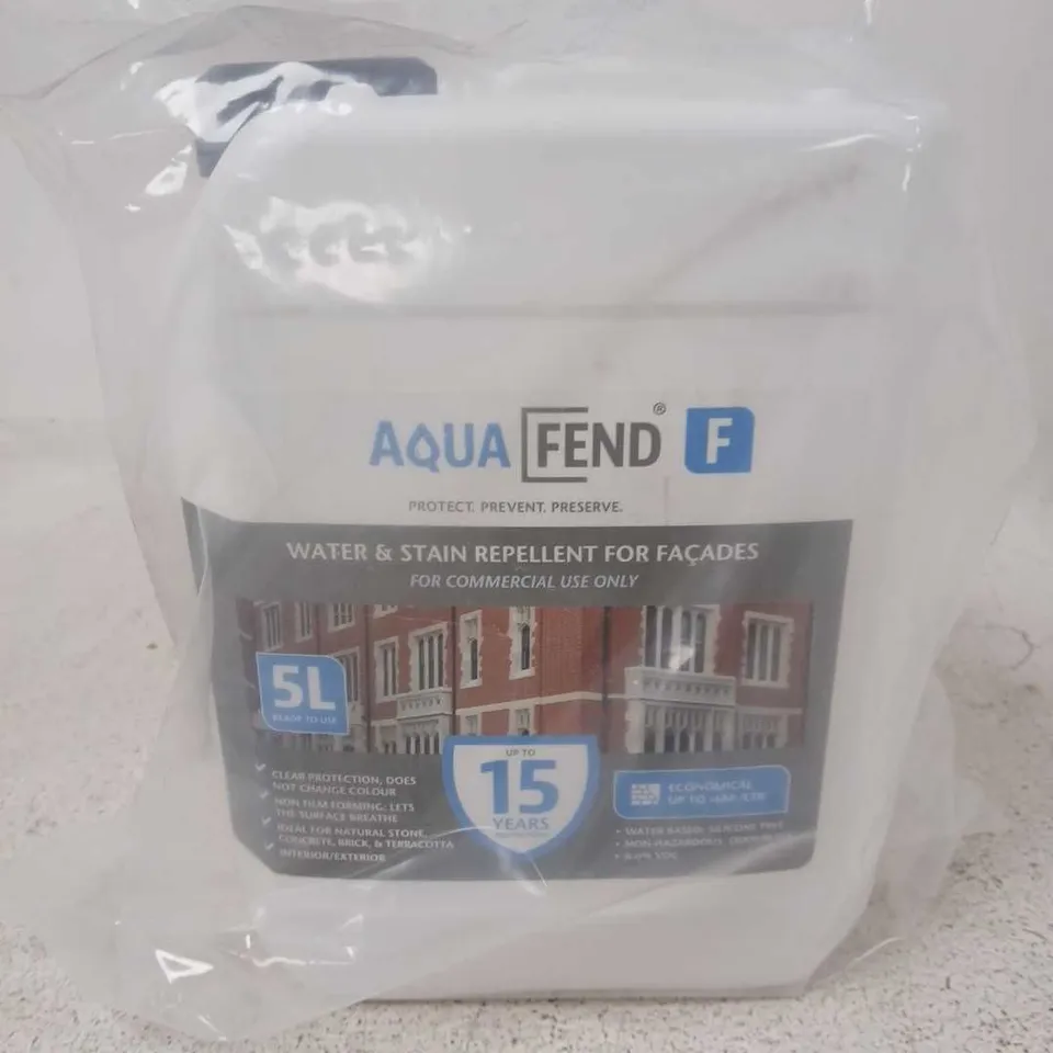 AQUA FEND F WATER & STAIN REPELLENT FOR FACADES – 5L 
