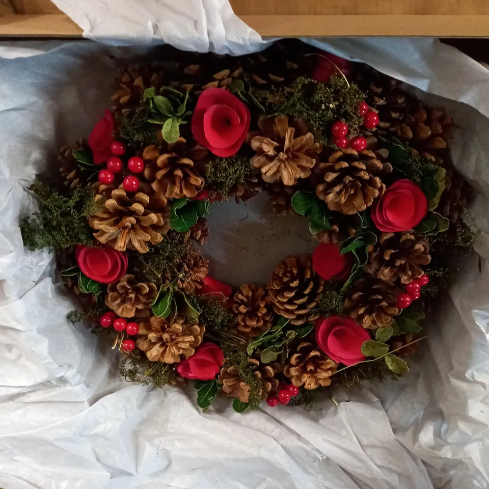 BOXED DIBOR CHRISTMAS WREATH