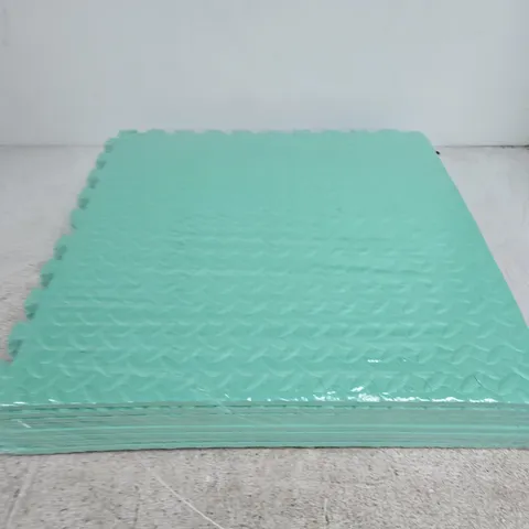 PACK OF 8 INTERLOCKING MINT FOAM FLOOR MATS