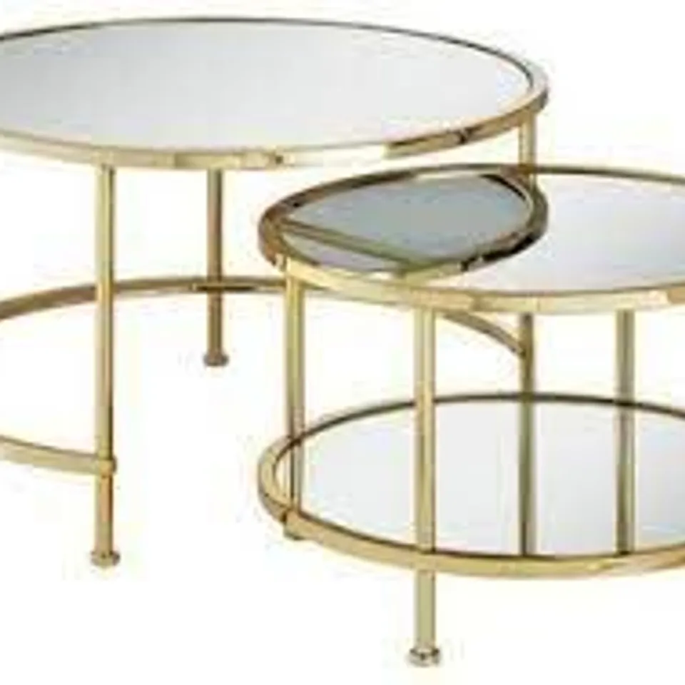 BOXED ARUBA NEW COFFEE NEST OF TABLES RRP £229