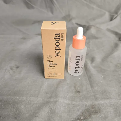 BOXED YEPODA REPAIR HERO PROBIOTIC NIACINAMIDE SERUM 30ML
