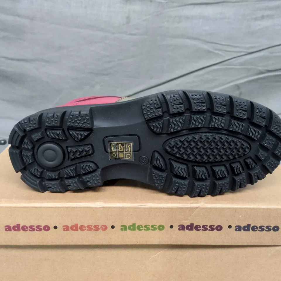 ADESSO WINTER BOOTS – BURGUNDY, WOMEN'S SIZE 5