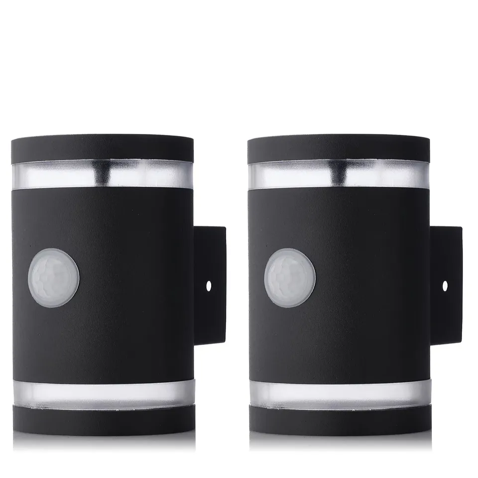 GARDEN STORIES SET OF 2 MOTION SENSOR UP AND DOWN SOLAR WALL LIGHTS