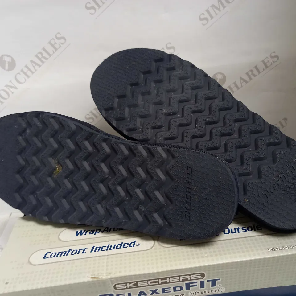 SKECHERS MEN'S RENTEN PALCO SLIPPER NAVY UK 10