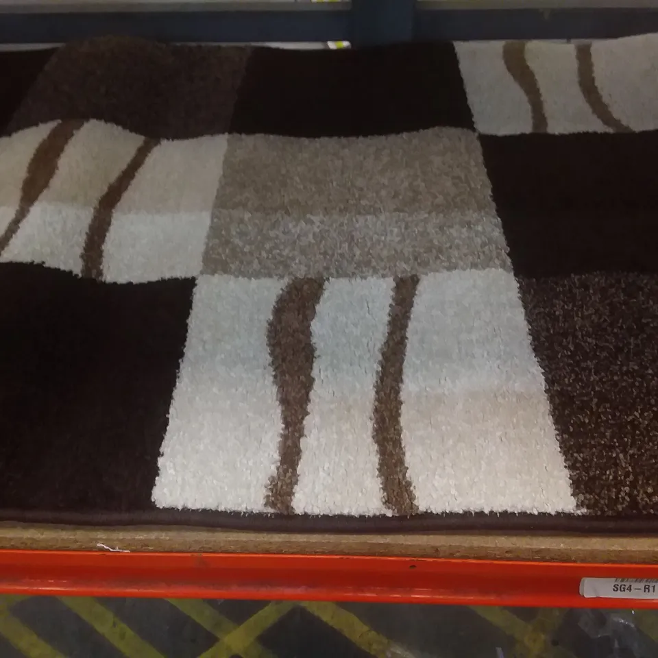 ESPINOZA RUG - BROWN / CREAM 