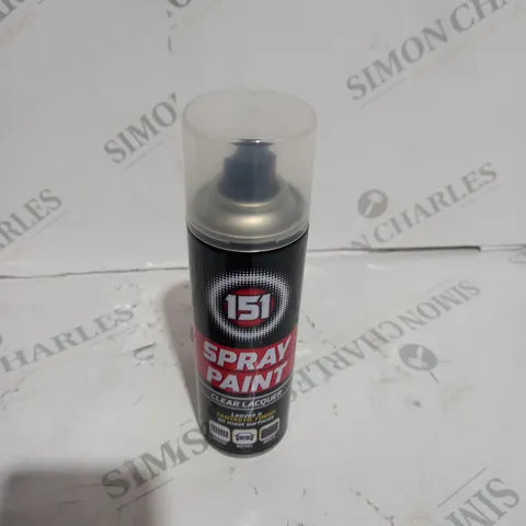 BOX OF ASSORTED CLEAR LACQUER SPRAY PAINT
